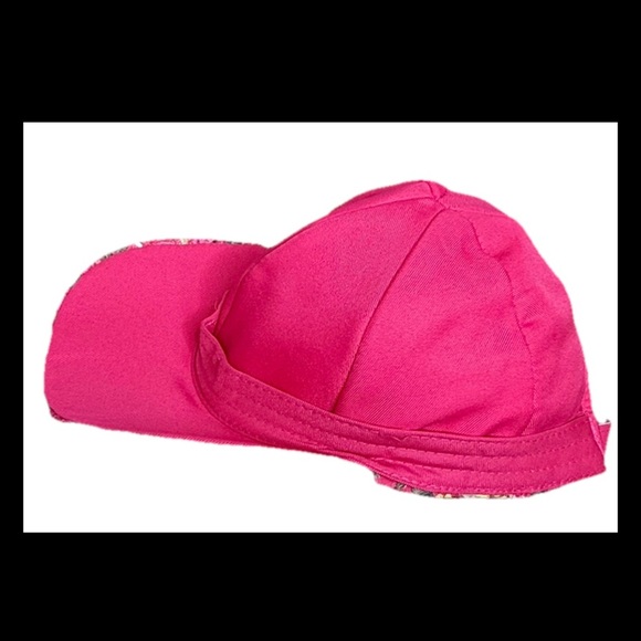 Women's Floral Sequins Sparkly Pink Baseball Cap Hat Adjustable Strap Spring - Picture 13 of 16